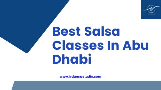 best salsa classes in abu dhabi