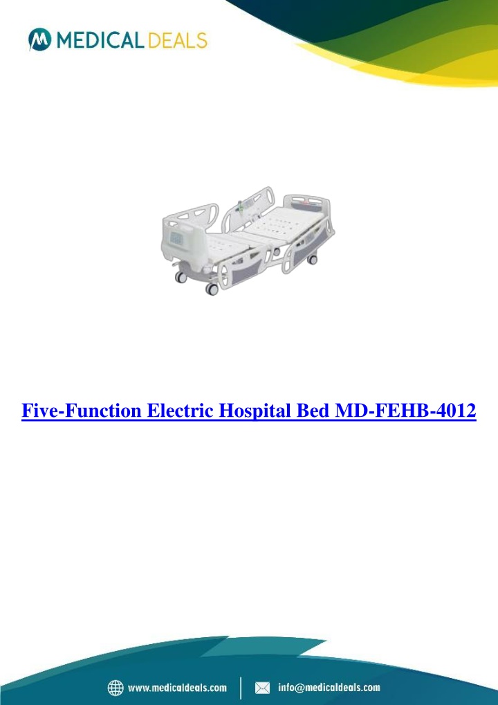 five function electric hospital bed md fehb 4012