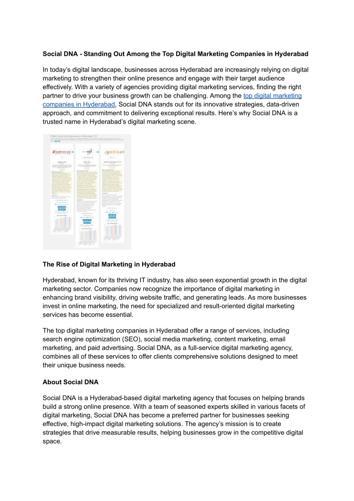 social dna standing out among the top digital