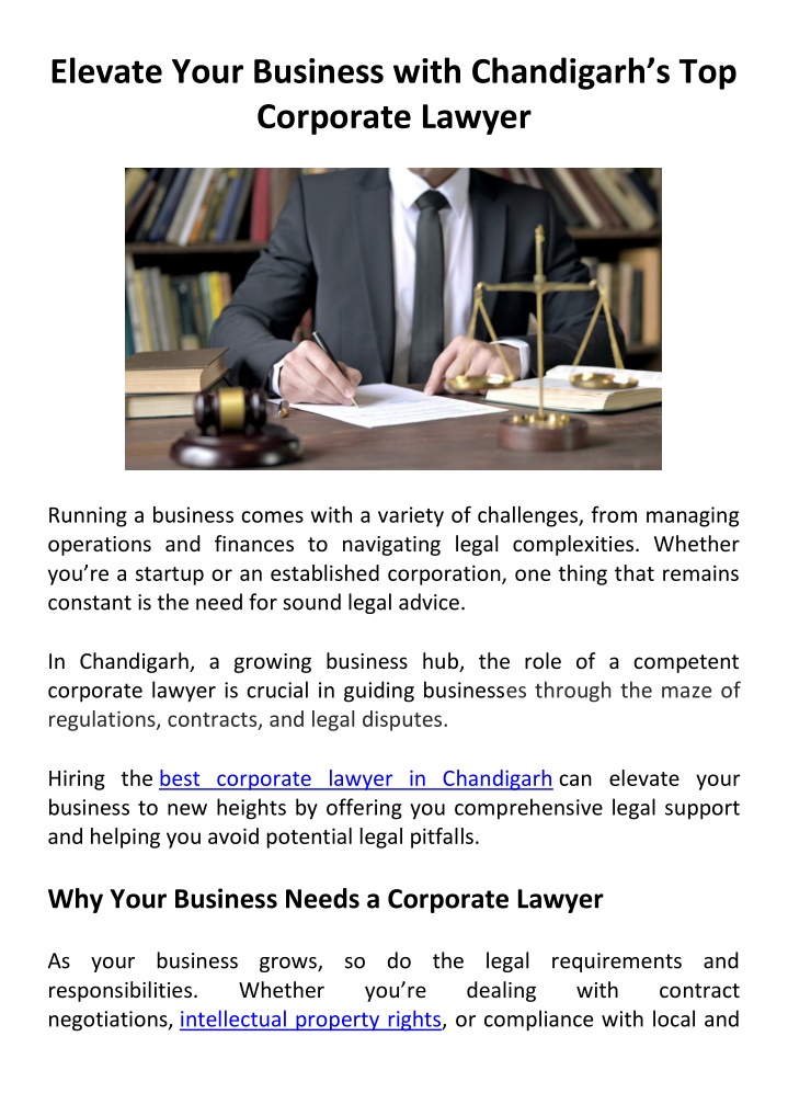 elevate your business with chandigarh