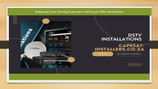 Upgrade Your Viewing: Professional DStv Installations Made Easy