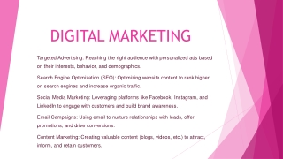 digital marketing