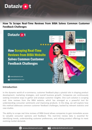 how to scrape real time reviews from biba solves