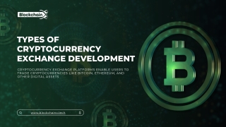 types of cryptocurrency exchange development