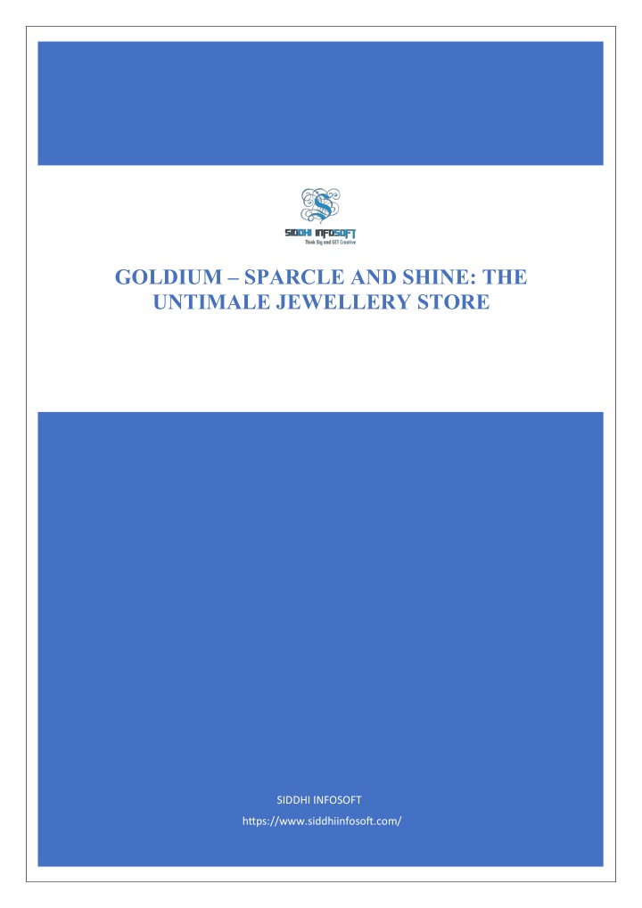 goldium sparcle and shine the untimale jewellery