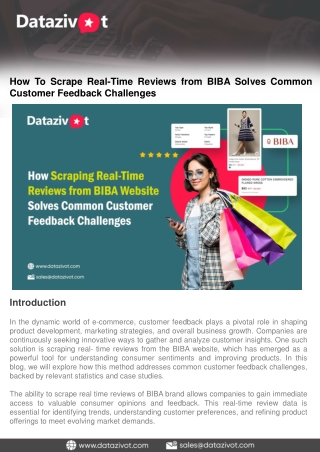 how to scrape real time reviews from biba solves