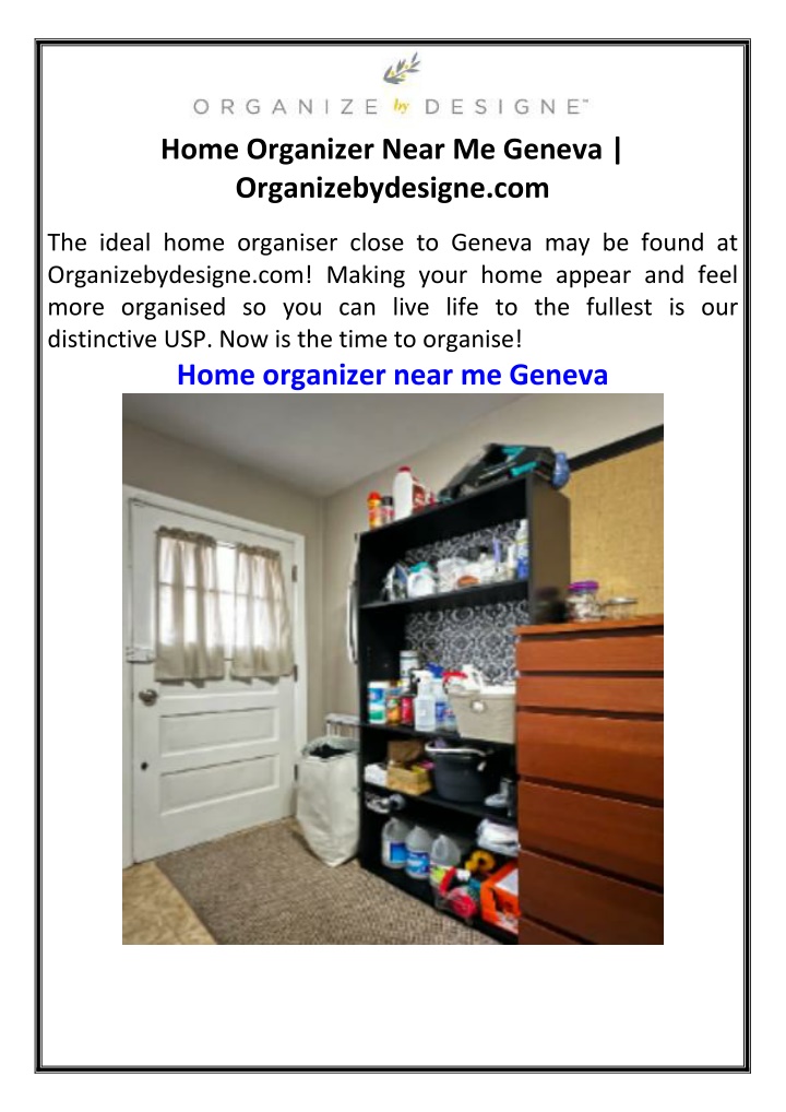 home organizer near me geneva organizebydesigne