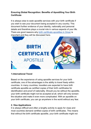 Ensuring Global Recognition- Benefits of Apostilling Your Birth Certificate .docx