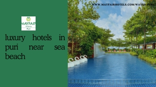 luxury hotels in puri near sea beach