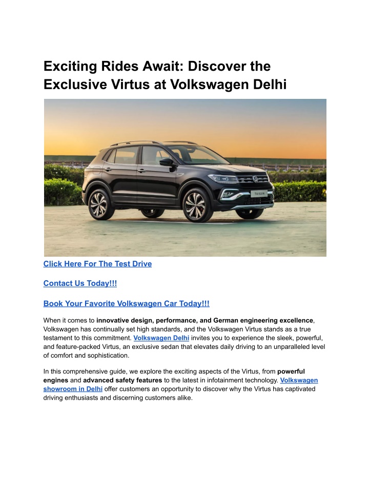 exciting rides await discover the exclusive