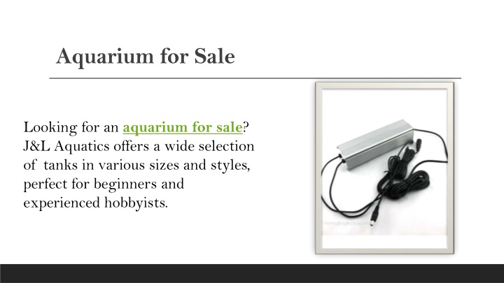 aquarium for sale