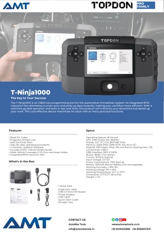 TOPDON_T-Ninja1000_sellsheet_Global