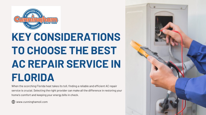 key considerations to choose the best ac repair