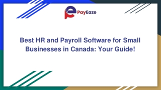 Guide to the Best HR and Payroll Software for Small Businesses in Canada!