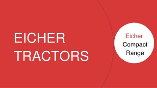 eicher tractors