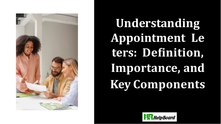 understanding appointment le ters definition