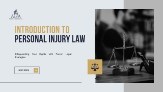 Introduction to Personal Injury Law