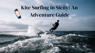 Kite Surfing Spots with Time for Sicily Guide