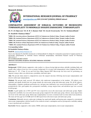 rajeswari p et al international research journal