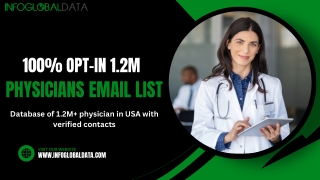 100 opt in 1 2m physicians email list