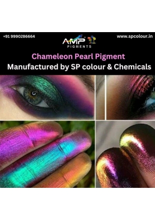Chameleon Pigment Powder: Unique Color Shifting Effects by SP Colour & Chemicals