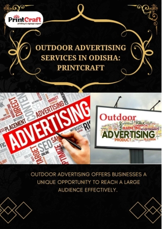 Outdoor Advertising Services in Odisha PrintCraft