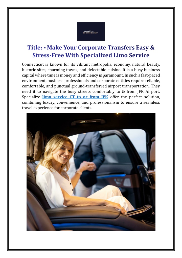 title make your corporate transfers easy stress