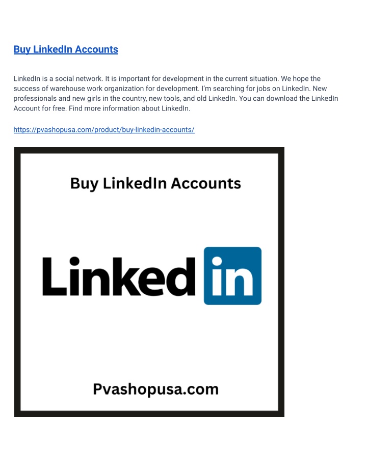 buy linkedin accounts