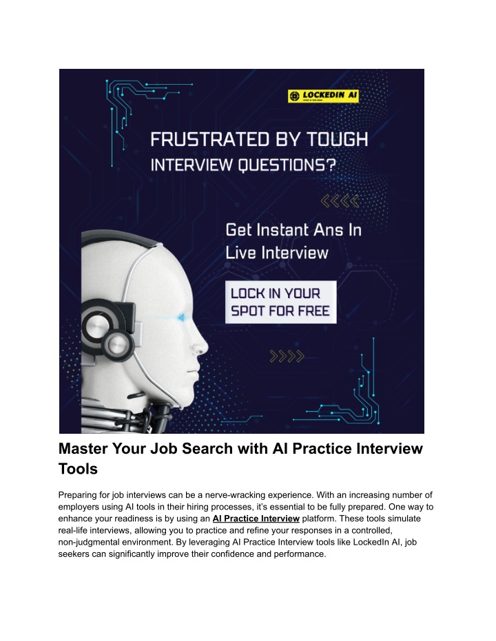 master your job search with ai practice interview