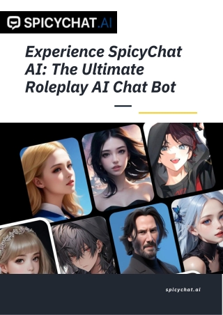 Experience SpicyChat AI The Ultimate Roleplay AI Chat Bot