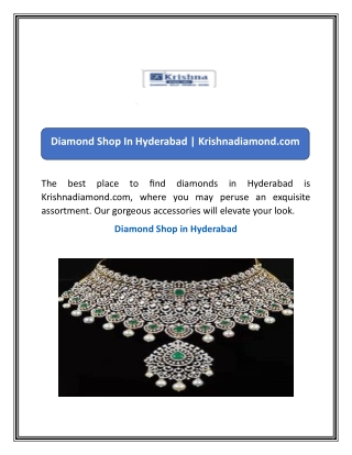 diamond shop in hyderabad krishnadiamond com