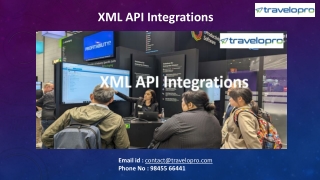 XML API Integrations