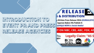 Press Release for Charity Events