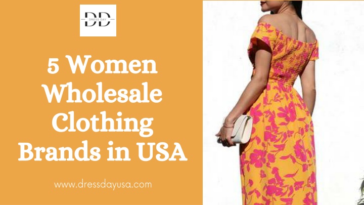 5 women wholesale clothing brands in usa