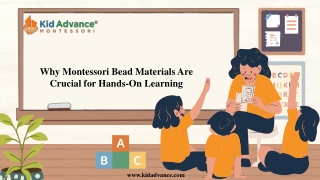 Why Montessori Bead Materials Are Crucial for Hands-On Learning