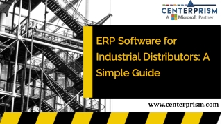 ERP Software for Industrial Distributors: A Simple Guide