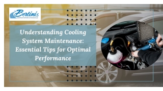 Understanding Cooling System Maintenance Essential Tips for Optimal Performance