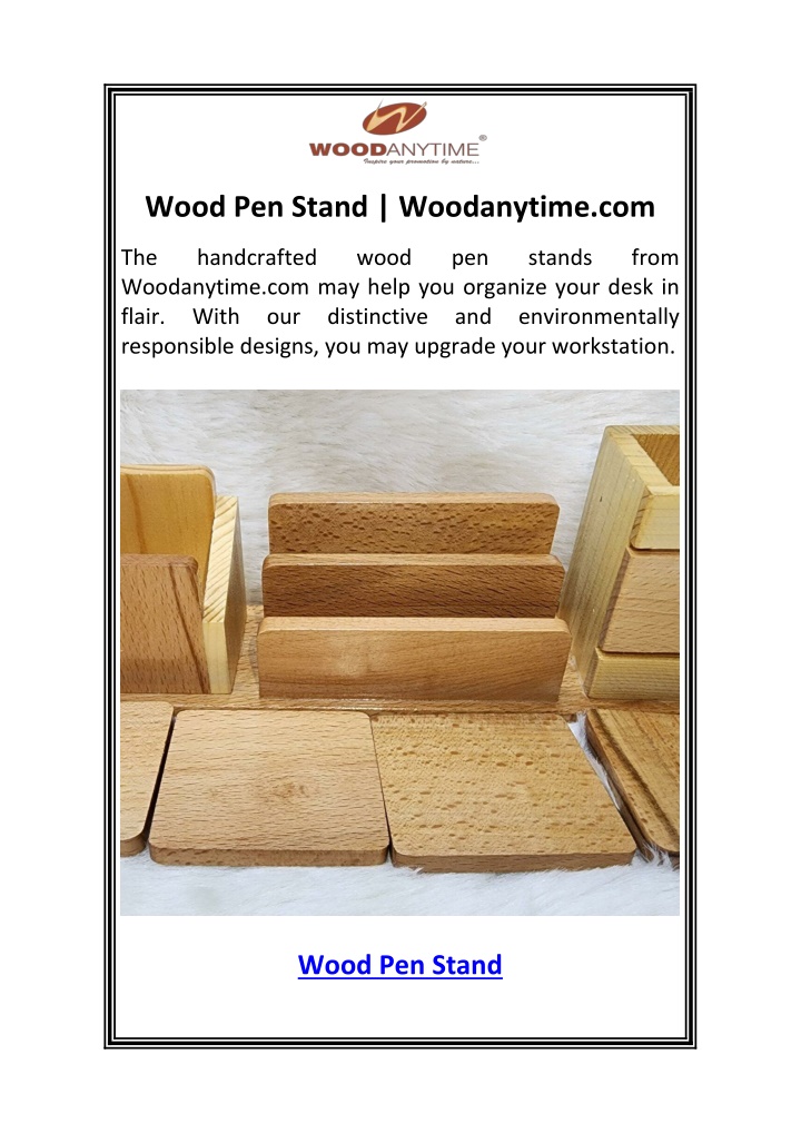 wood pen stand woodanytime com