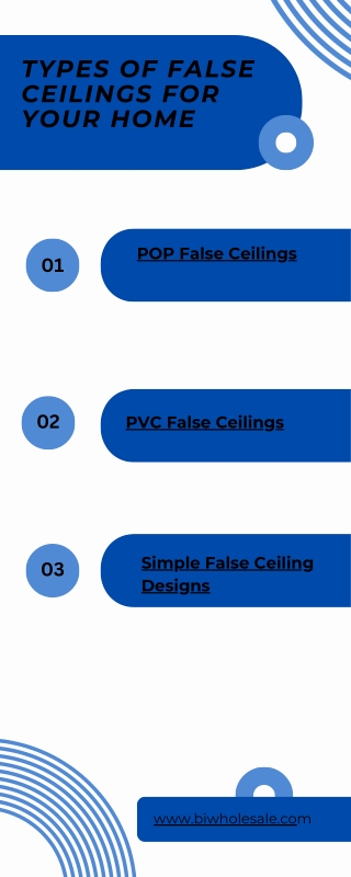 types of false ceilings for your home