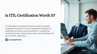 is itil certification worth it
