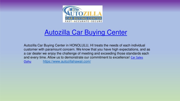 autozilla car buying center