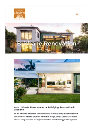 Brisbane Renovation