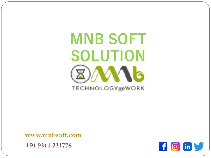 mnb soft solution