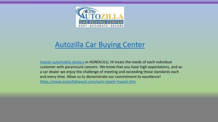 autozilla car buying center