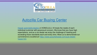 Budget Friendly Auto Dealers in Hawaii