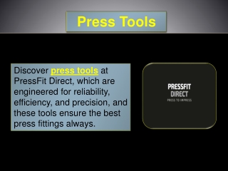 press tools