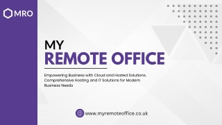 My Remote Office | Hosted Bussiness  Office