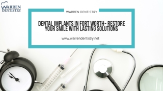warren dentistry