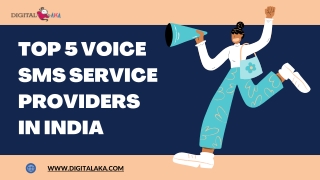 Top 5 Voice SMS Service Providers in India (Digitalaka)