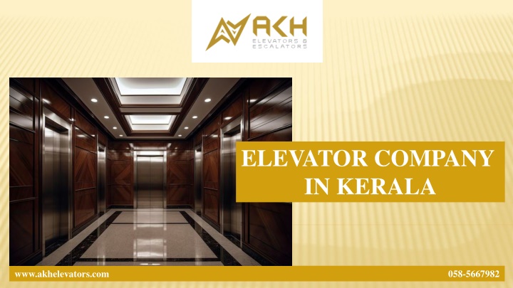 elevator company in kerala